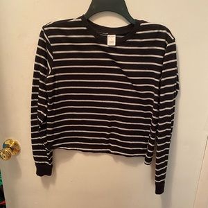 Striped crop top